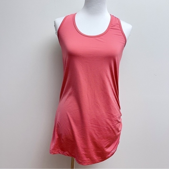 Merrell Coral striped Lilac Lace Racerback Tank Size Small - Picture 2 of 9